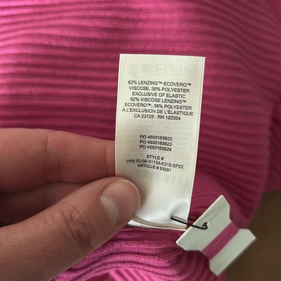 Sunday Best Jodie Ribbed Tank Dress – Soft Fuchsia – Size L – NWT - Picture 13 of 13